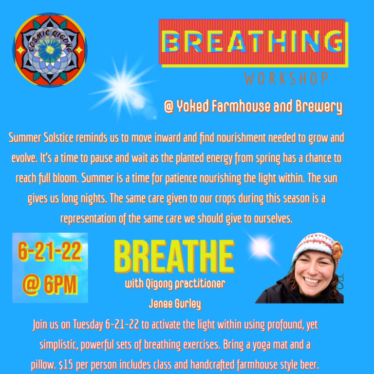 Breathing with Jenee Yoked Farmhouse Brewery